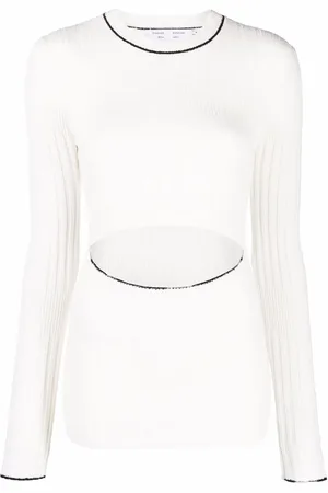 Proenza Schouler Contrast-trim boucl?? cardigan
