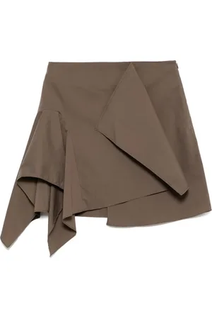 Low Classic Draped-detail miniskirt