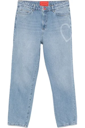 Vision Of Super Heart-print jeans
