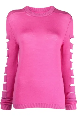 Rick Owens Ribbed-trim cut-out jumper