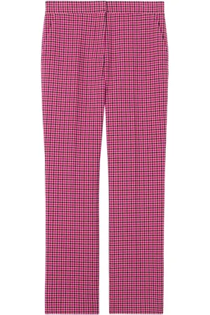 ST. JOHN Plaid trousers
