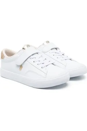 Ralph Lauren Polo Pony glitter-detail sneakers