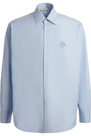 Bally Logo-embroidered cotton shirt