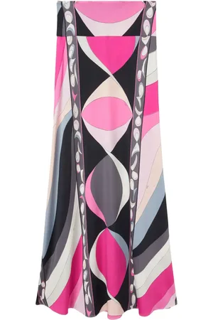 Puccini Onde-print skirt