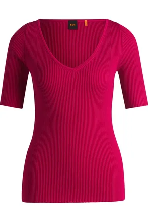 HUGO BOSS Ribbed T-shirt