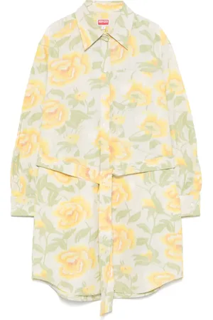 Kenzo Peonies mini dress