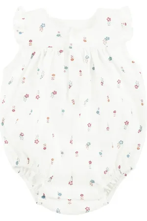 Petit Bateau Floral-print bodysuit