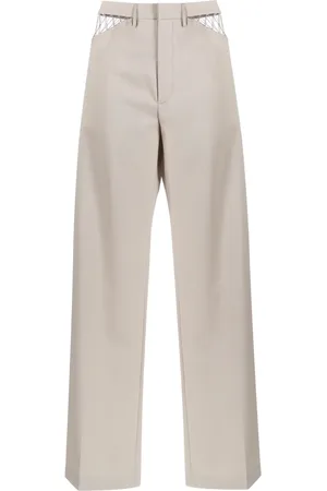 DION LEE Cut-out wool trousers