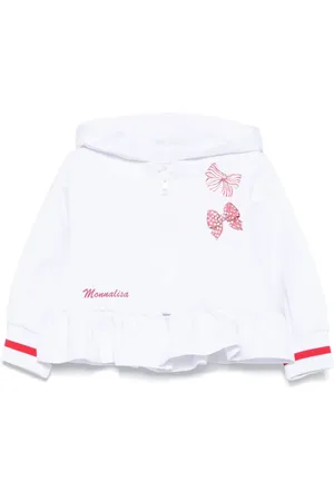 MONNALISA Bow-print hoodie