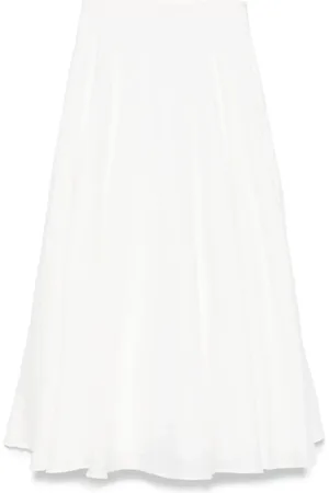 LARDINI Linen midi skirt