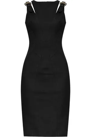 VERSACE Pencil denim dress