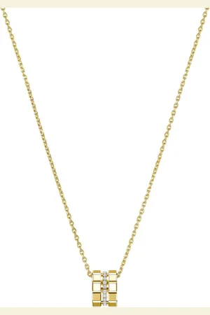 Chopard 18kt yellow Ice Cube diamond necklace