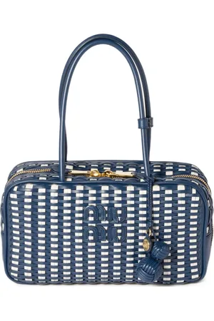 Miu Miu Beau woven-design shoulder bag