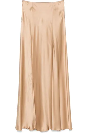 Alberta Ferretti Satin maxi skirt