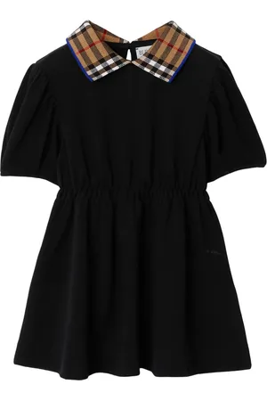Burberry Check-print polo-collar dress