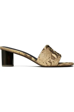 Tory Burch Ines 55mm snakeskin-effect sandals