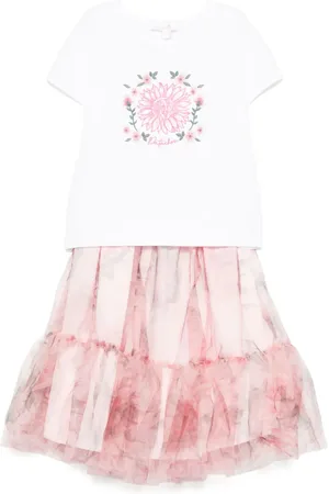 PATACHOU Floral-print skirt set