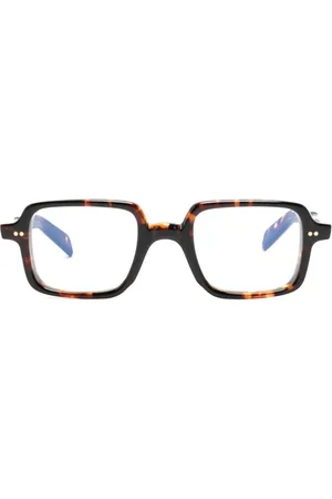 CUTLER & GROSS Tortoiseshell-effect square-frame glasses