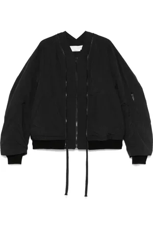 ISABEL BENENATO Decorative-zip bomber jacket