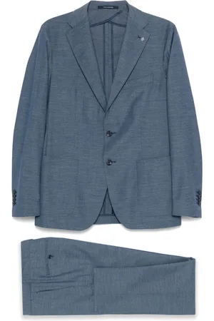 TAGLIATORE Denim-effect suit