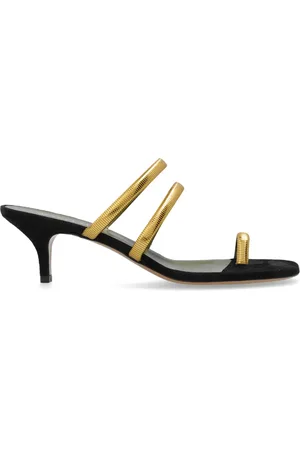 Maria Luca 60mm leather mules