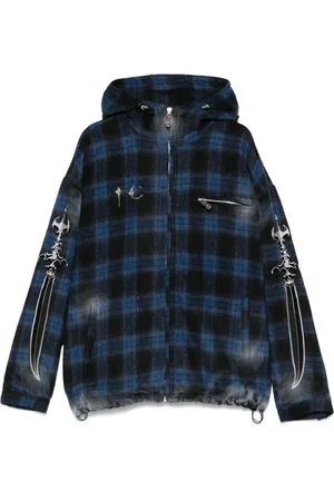 THUG CLUB Arab Sword flannel jacket
