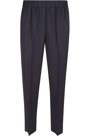 PESERICO SIGN Elasticated-waist tailored trousers