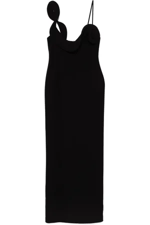 MAGDA BUTRYM Floral-appliqué maxi dress