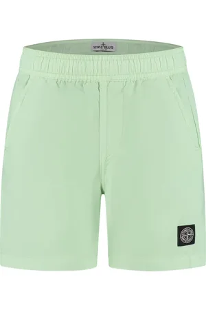 Stone Island Logo-appliqué swim shorts