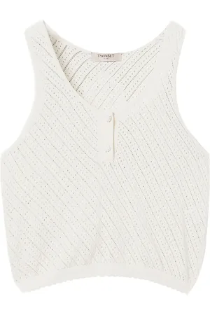 Twin-Set Knitted sleeveless top