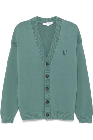 Maison Kitsuné Bold Fox Head-patch cardigan