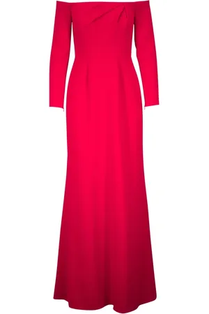 Carolina Herrera Draped off-shoulder gown