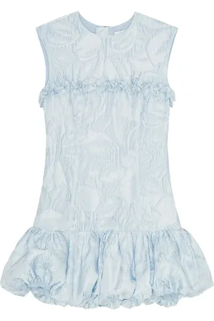 Ganni Cloqué corset mini dress