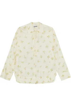 Ganni Floral-print blouse