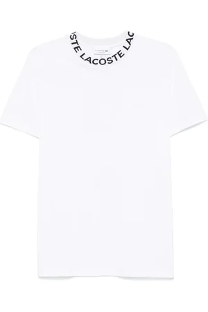 Lacoste Jacquard-logo piqué T-shirt