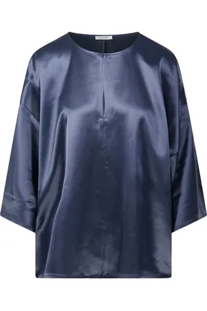 By Malene Birger Cicie satin-effect oversized top