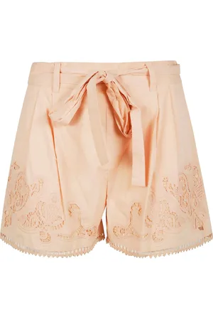 Twin-Set Embroidered-detail shorts