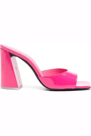 BLACK SUEDE STUDIO 90mm Daisy sandals