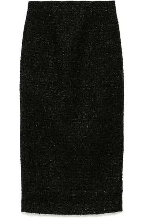 Roland Mouret Boucle midi skirt