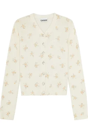 Ganni Floral cardigan