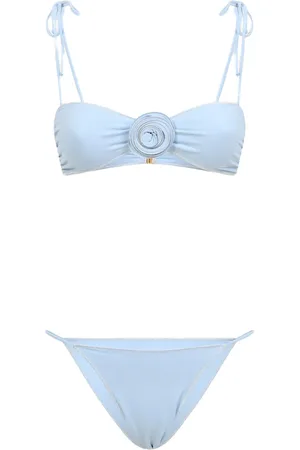 LA REVECHE Floral-appliqu?? bikini