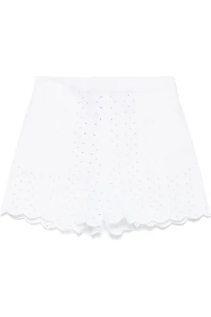 MVP Wardrobe Broderie-anglaise shorts