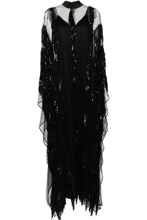 ‎Taller Marmo‎ Showgirl sequinned kaftan dress