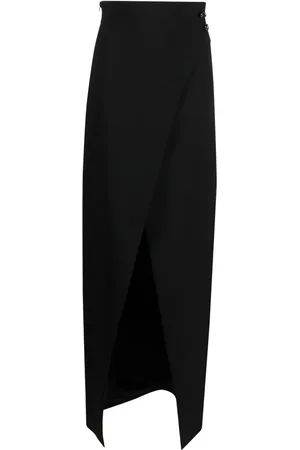 GENNY Asymmetric wrap skirt