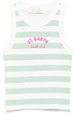 MC2 SAINT BARTH Blue Jr tank top