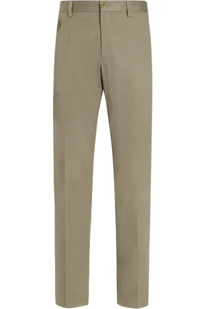Dolce & Gabbana Logo-embroidered trousers