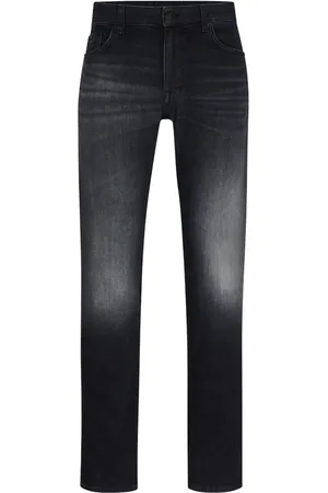HUGO BOSS Stonewashed slim-fit jeans