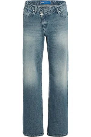 Karl Lagerfeld Mid-rise straight-leg jeans