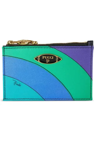 Puccini Iride-print cardholder
