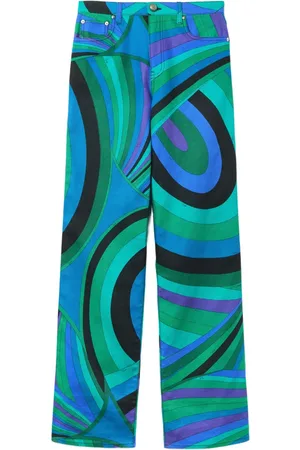Puccini Iride-patterned trousers